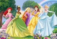 Clementoni legpuzzel super color disney princess, 180st. - thumbnail