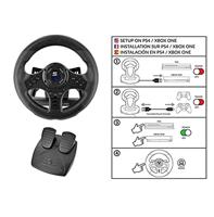 SUBSONIC - SV450 - Racing Wheel - Compatibele Xbox-serie, Switch, PS4, Xbox One, pc (programmeerbaar) - thumbnail