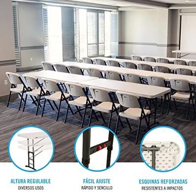 Vouwtafel Lifetime Wit Staal Plastic 183 x 91 x 76 cm Vouwtafel Lifetime Wit Staal Plastic 183 x 91 x 76 cm