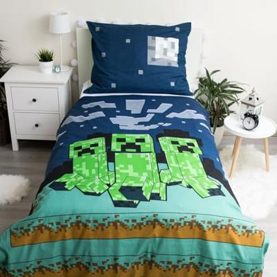 Minecraft Dekbedovertrek Sssleep Tight - 140 x 200 cm - Katoen (70 x 90 cm) Minecraft Dekbedovertrek Sssleep Tight - 140 x 200 cm - Katoen (70 x 90 cm)