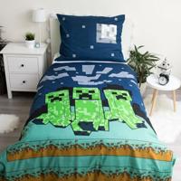 Minecraft Dekbedovertrek Sssleep Tight - 140 x 200 cm - Katoen (70 x 90 cm) - thumbnail