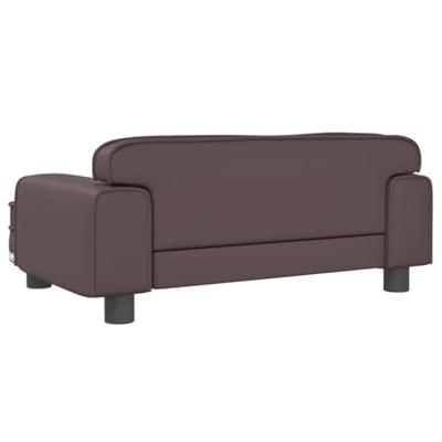 VidaXL Hondenmand 70x45x30 cm kunstleer bruin VidaXL Hondenmand 70x45x30 cm kunstleer bruin