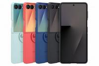 Samsung Ring Case (Silicone) voor Samsung Galaxy Z Flip7 5G Telefoonhoesje Zwart - thumbnail