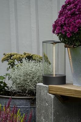 KonstSmide Oplaadbare lampEdison M antraciet - 7848-370