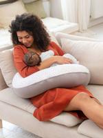 Zwangerschaps- en borstvoedingskussen DOOMOO Buddy risotto taupe - thumbnail