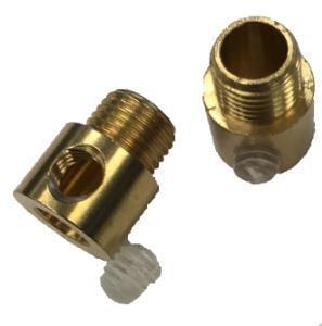 Enzo Klemnippel m/buitendraad messing per stuk 6551831