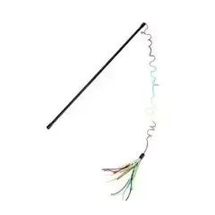 Beeztees Kattenhengel+regenboogst assorti 70cm