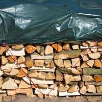 Nature houtafdekzeil 1,5x6 m pe groen - thumbnail