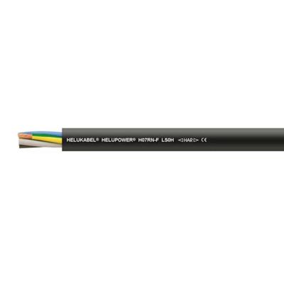 HELU H07RN-F Rubberkabel 5 G 16 mm² Zwart 30802-500 500 m