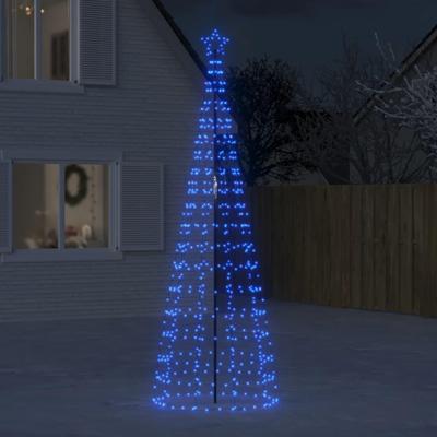 LED-kerstboom met spikes 570 LEDs 300 cm blauw LED-kerstboom met spikes 570 LEDs 300 cm blauw