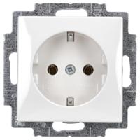 Busch-Jaeger 20 EUC-914 Wandcontactdoos met randaarde Inzetstuk Busch-balance SI Alpine-wit 1 stuk(s) - thumbnail