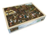 Puzzel (1000 stukjes): Spreekwoorden, Pieter Brueghel II - thumbnail