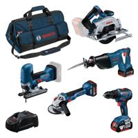 Bosch Professional Accu Combiset 5-delig 18V 4.0Ah in Toolbag - 0615A5004E - thumbnail