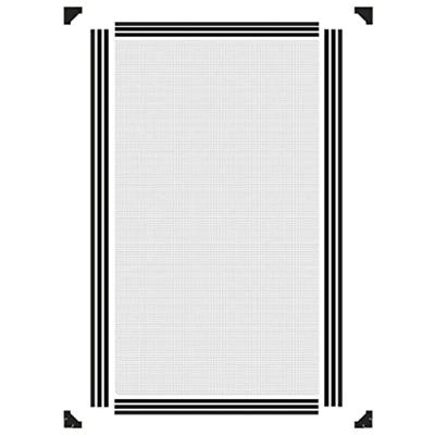 VidaXL Insectenhor voor ramen magnetisch 80x140 cm antracietkleurig VidaXL Insectenhor voor ramen magnetisch 80x140 cm antracietkleurig