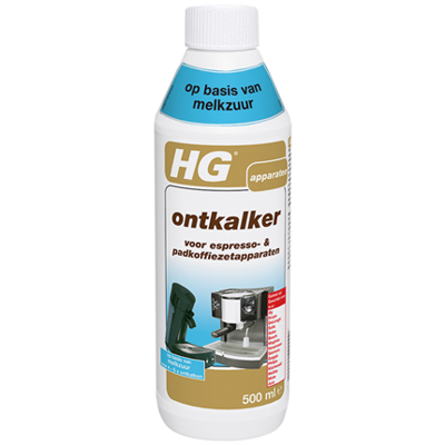 HG koffiemachine ontkalker melkzuur 0,5l