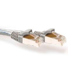 ACT Grijze 25 meter LSZH SFTP CAT6A patchkabel met RJ45 connectoren ACT Grijze 25 meter LSZH SFTP CAT6A patchkabel met RJ45 connectoren