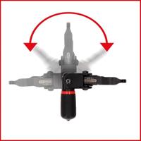 Ontgrendelgereedschap met zwenkbare kop voor snelkoppelingen KS Tools 115.0909 - thumbnail