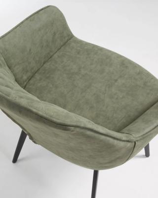 Kave Home Amira restaurant- & eetkamerstoel Gestoffeerde zitting Gestoffeerde rugleuning Kave Home Amira restaurant- & eetkamerstoel Gestoffeerde zitting Gestoffeerde rugleuning