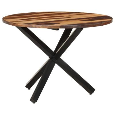 VidaXL Eettafel 100x100x75 cm acaciahout met honingkleurige afwerking