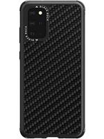 Black Rock Cover Robust Real Carbon Voor Samsung Galaxy S20 Plus Zwart - thumbnail
