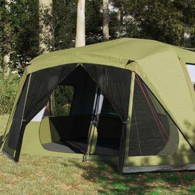 VidaXL Tent 10-persoons waterdicht snelontgrendeling groen VidaXL Tent 10-persoons waterdicht snelontgrendeling groen