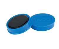 Nobo magneten, 30 mm, blauw, blister van 4 stuks - thumbnail