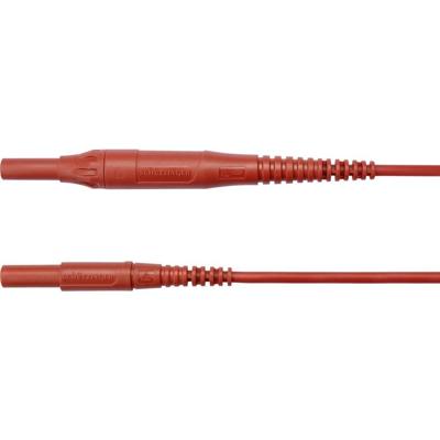 Schützinger MSFK B441 / 1 / 100 / RT Meetsnoer Stekker 4 mm Stekker 4 mm Rood 1 stuk(s)
