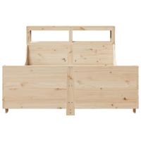 Bedframe zonder matras massief grenenhout 120x190 cm - thumbnail