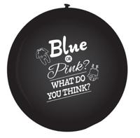 Gender Reveal Ballon Jongen - 60 cm - thumbnail