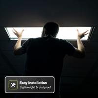 LED Paneel - 30x120 cm - 36 Watt - 4860lm (135lm/W) - 4000K Neutraal wit - Flikkervrij - UGR22 - 5 jaar garantie - thumbnail