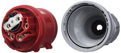 Schwabe CEE Contactstop 400V 32A 5-polig, 6h met fasewissel IP44