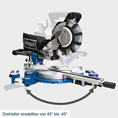 Scheppach HM254SPX Kap- en Trekzaag - 5901222901 Scheppach HM254SPX Kap- en Trekzaag - 5901222901