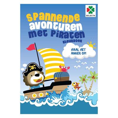 Selecta Spannende avonturen met piraten kleurboek