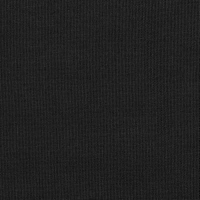 VidaXL Gordijn linnen-look verduisterend met haken 290x245 cm zwart