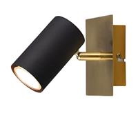 Trio WandspotMarley zwart met goud - 802400180 - thumbnail