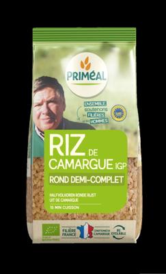 Primeal Halfvolkoren ronde rijst camargue bio 500 Gram