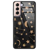 Samsung Galaxy S21 glazen hardcase - Counting the stars - thumbnail