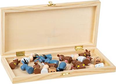 Small Foot houten ludospel boerderijdieren