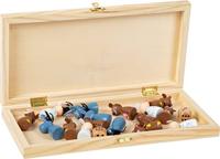 Small Foot houten ludospel boerderijdieren - thumbnail