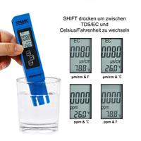 Digitaal watermeetapparaat met LCD-display 3in1 - TDS- EC- en temperatuurmeter - thumbnail