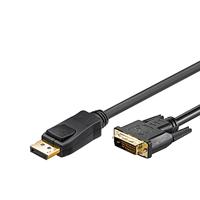 goobay 51961 DisplayPort/DVI-D adapterkabel, 2m zwart - thumbnail