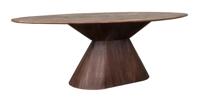 LABEL51 Ovale Eettafel 'Jagger' Espresso Mangohout, 200 x 110cm - thumbnail