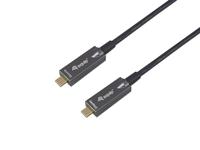 Equip 119461 actieve optische USB-C naar C-kabel, mannelijk/stekker, 5,0 m, PD 60 W, 4K/60 Hz, 10 Gbit/s, Video+Data + PD - thumbnail
