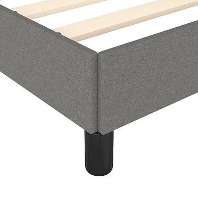 Bedframe stof donkergrijs 140x190 cm Bedframe stof donkergrijs 140x190 cm