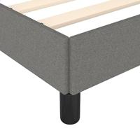 Bedframe stof donkergrijs 80x200 cm - thumbnail