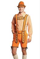 Lederhose Oranje Holland Kort - thumbnail