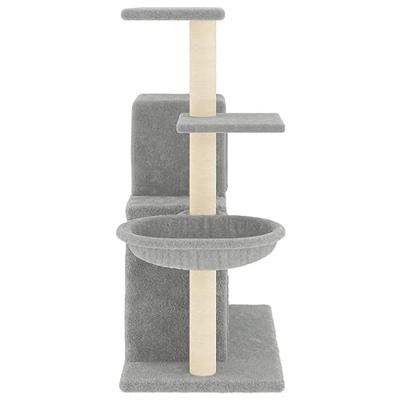 VidaXL Kattenmeubel met sisal krabpalen 83 cm lichtgrijs
