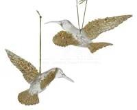 Kersthanger kolibrie glitter 10,5x14x5cm - thumbnail