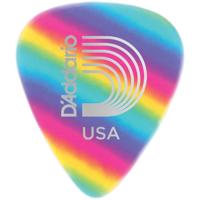 D'Addario 1CRB2-10 Rainbow celluloid plectra 10 pack light - thumbnail