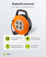 Kabelhaspel - 15 meter - thumbnail